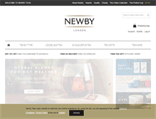 Tablet Screenshot of newbyteas.co.uk